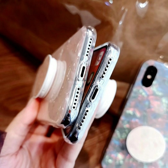 iPhone XR/XS/X/7/8/+❤️️shell case with popsocket - Picture 5 of 6
